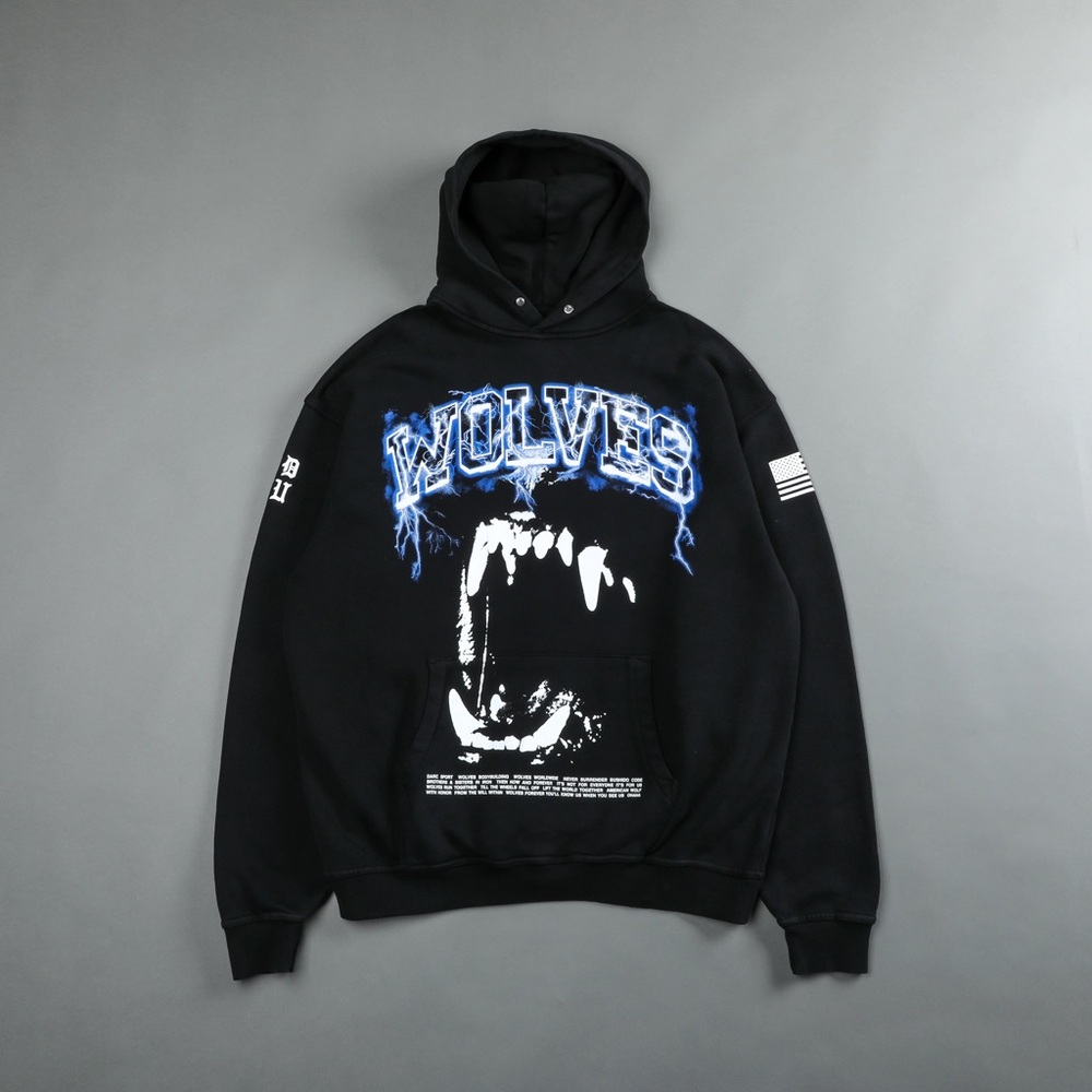 Darc Sport "Blood Thunder 2023" Vintage Pierce Hoodie RARE SIZE SMALL